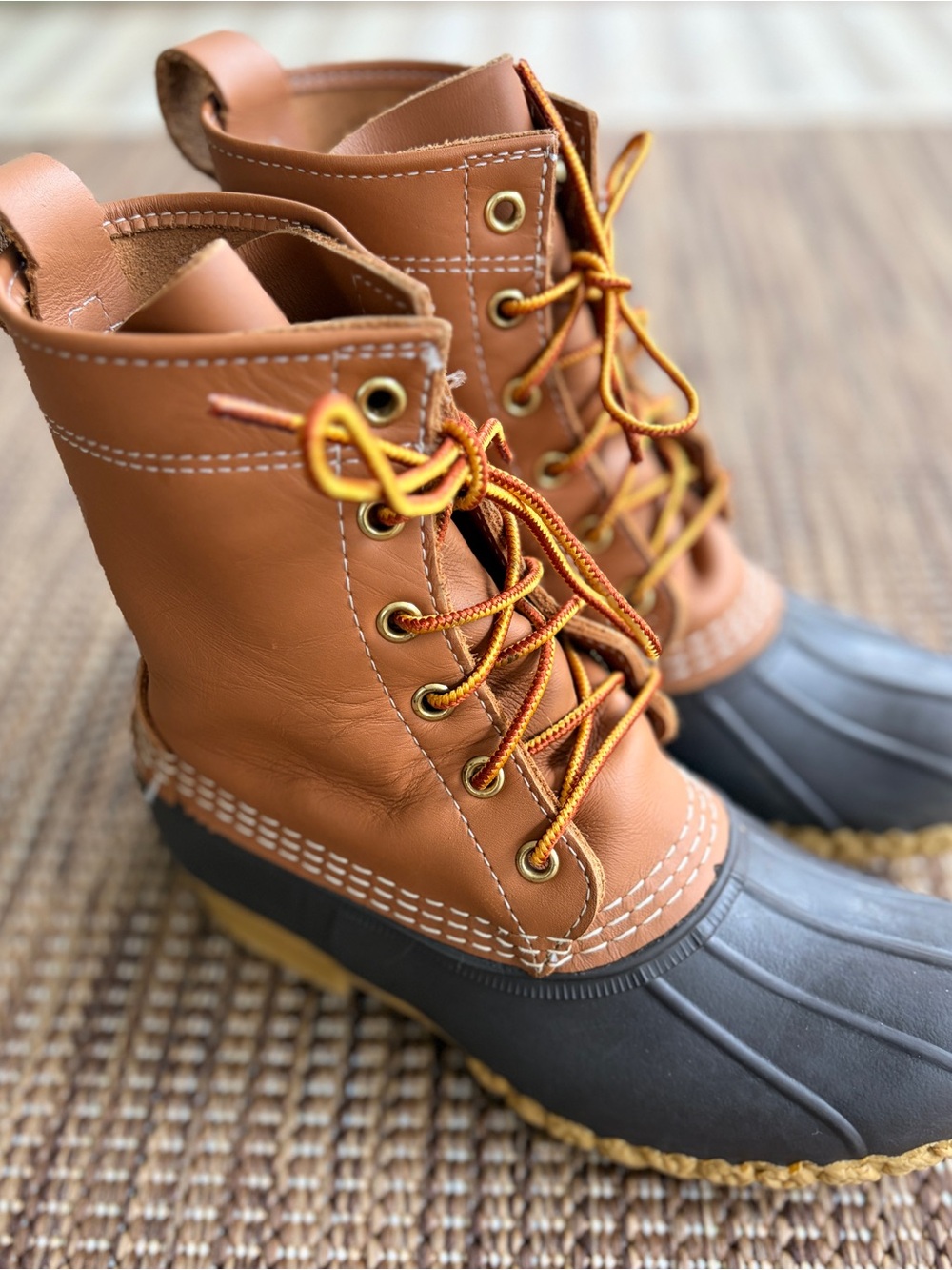 L.L. Bean “Bean Boots” Size 3 little kids Duck Boots waterproof boys girls